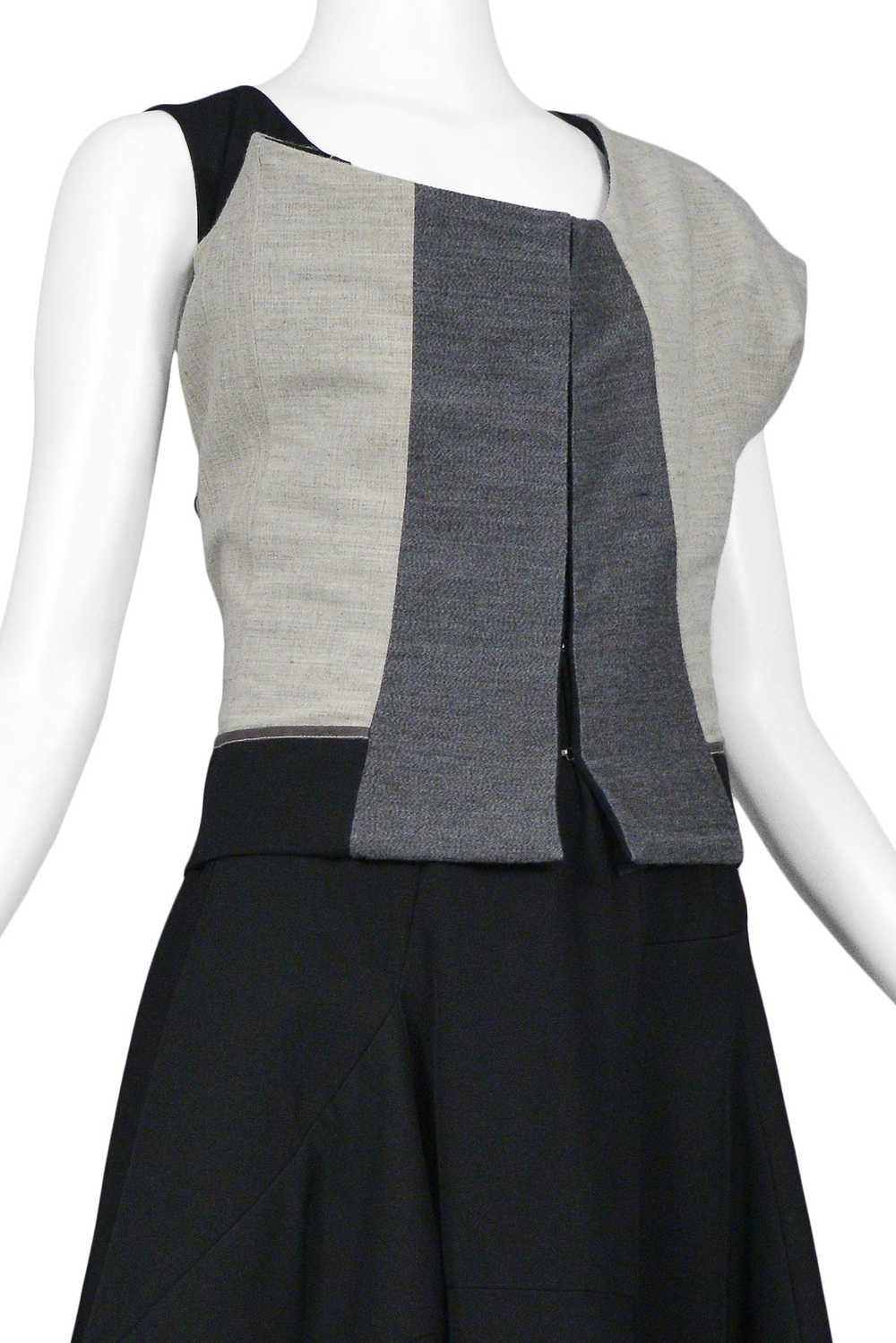 COMME DES GARCONS GREY & BLACK ASYMMETRICAL MODER… - image 6