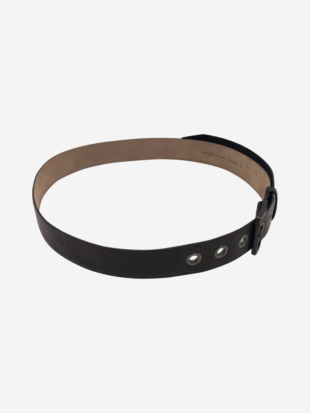 Brunello Cucinelli Brown Brown leather belt - siz… - image 2