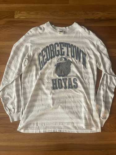 Vintage Vintage Georgetown Hoyas Striped Long Slee