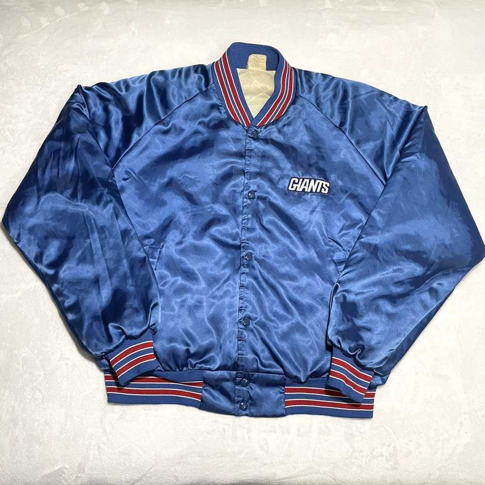 Vintage 80's New York Giants NFL Varsity Jacket by Chalkline