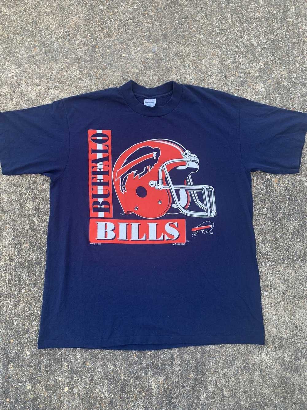 NFL × Vintage Vintage 90s Buffalo Bills T-shirt E… - image 1