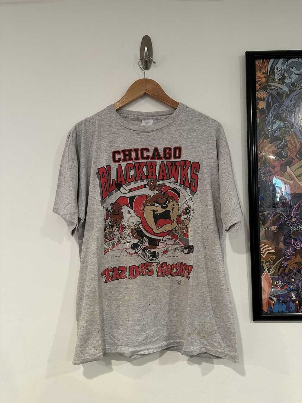 NHL × Vintage 1991 taz and Chicago Blackhawks - image 1