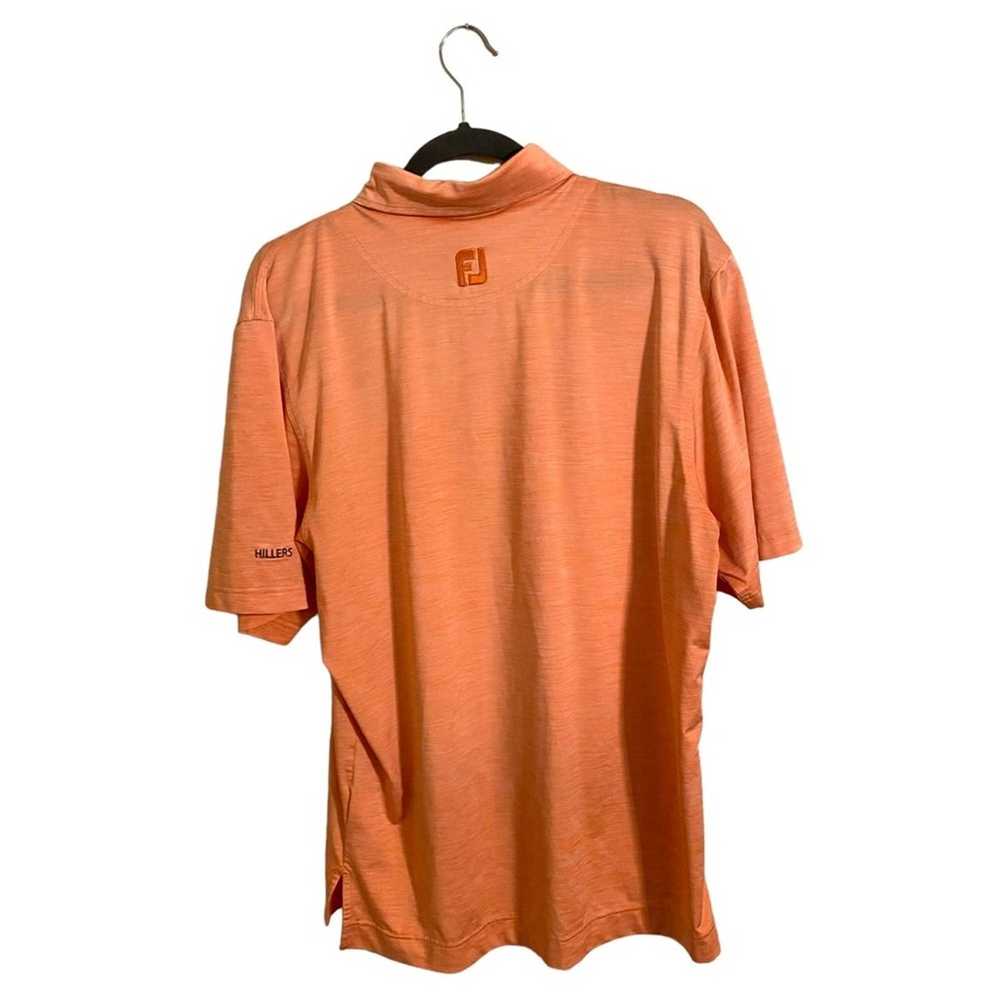 Footjoy Footjoy Athletic Golf Polo Shirt Orange - image 2