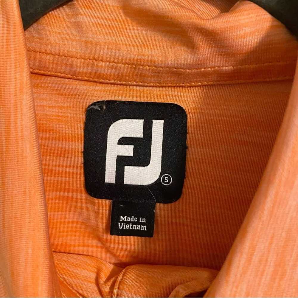 Footjoy Footjoy Athletic Golf Polo Shirt Orange - image 5