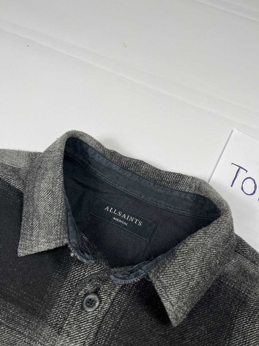 Allsaints × Streetwear Allsaints Wool Flannel Shi… - image 5