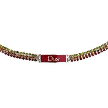 Dior Dior bracelet vintage diamante rasta logo pl… - image 1