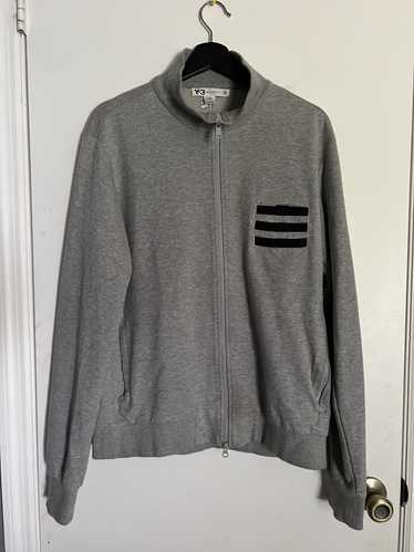Adidas × Y-3 Grey Three Pocket Stripe Track Jacket