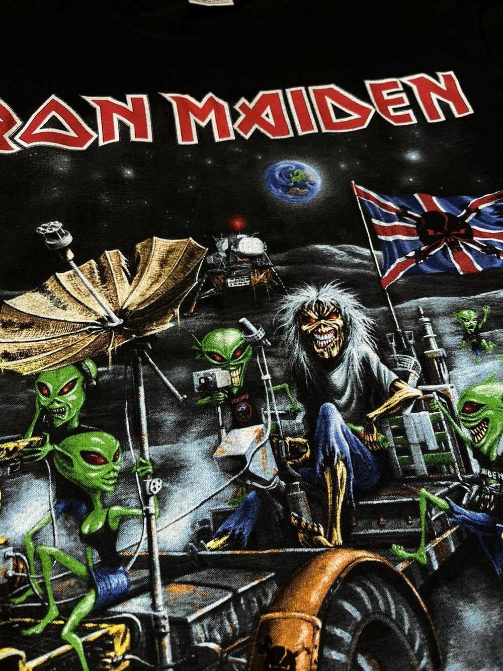 Band Tees × Iron Maiden × Vintage Vintage Iron ma… - image 3