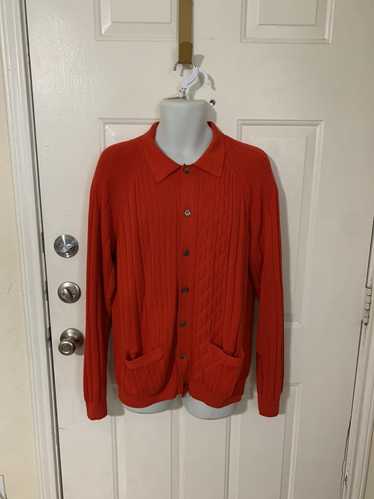 Todd Snyder Collared 2 Pocket cable knit Cardigan