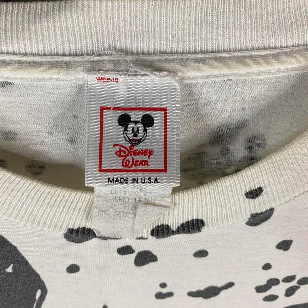 Disney × Vintage Vintage 1990s Mickey Splatter sh… - image 2