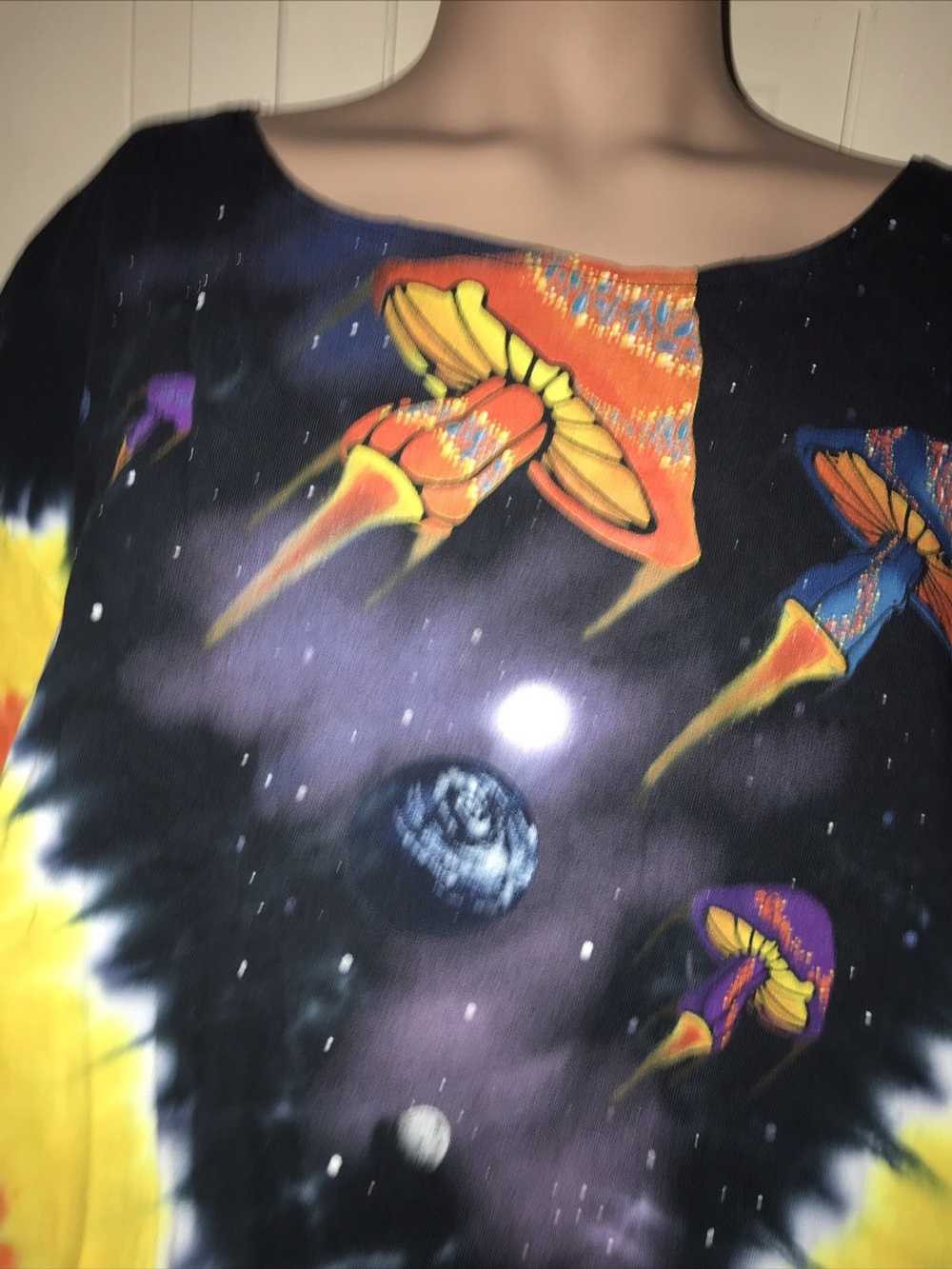 Other Psychedelic Tie-Dye Space Mushroom Shirt - image 3