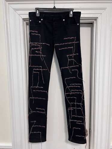Dior Dior Runway Embroidered Thread Jeans