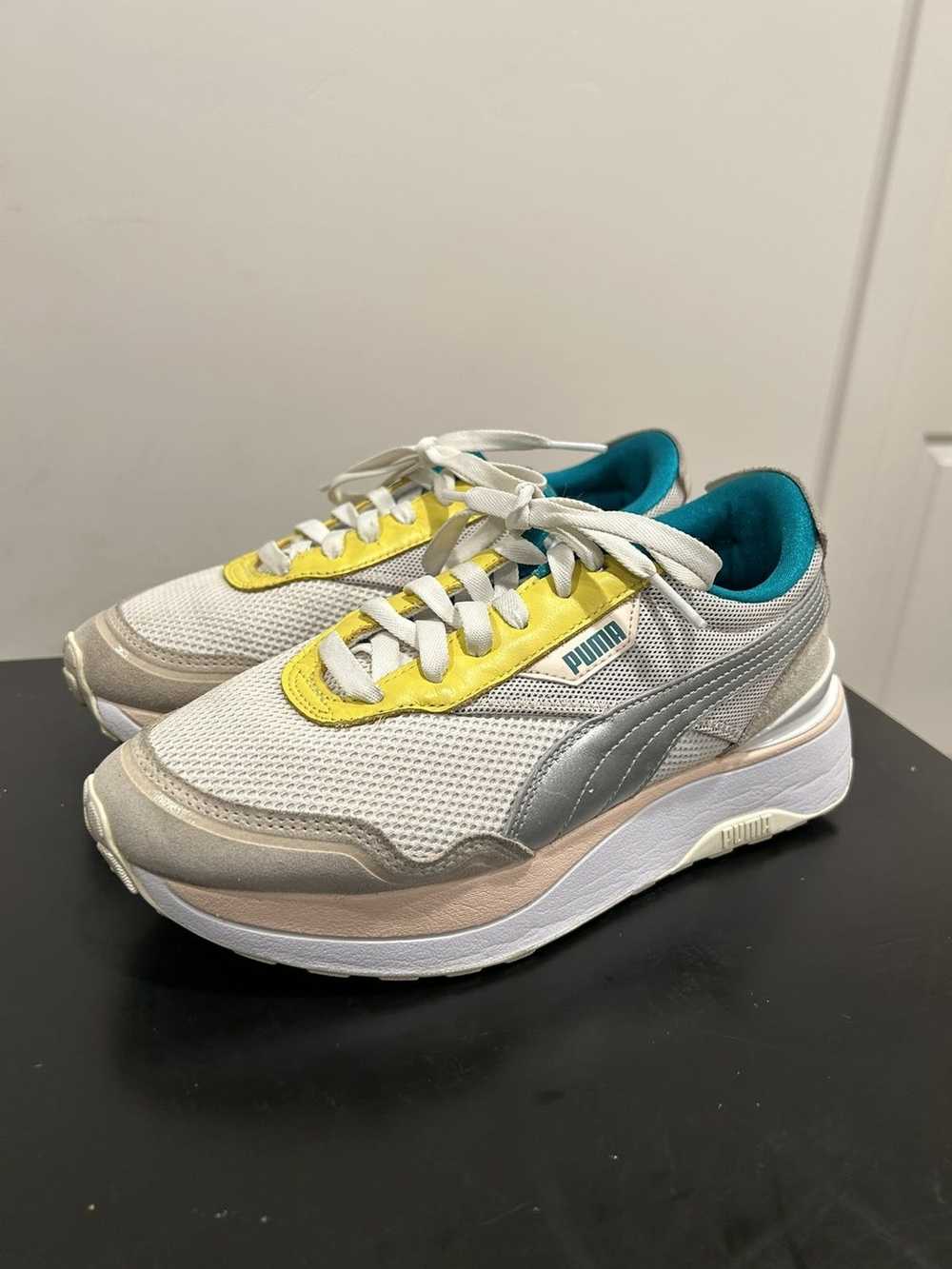 Cruise Rider Roar White Mineral Yellow Sneakers
