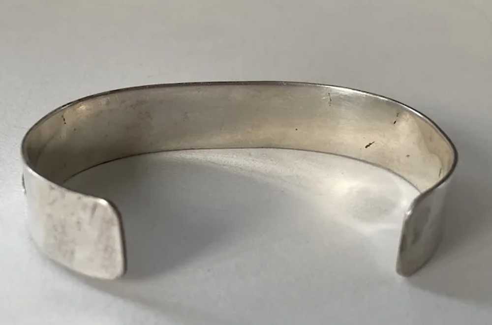 REDUCED Unusual One Of A Kind Silver Cuff Bracele… - image 3
