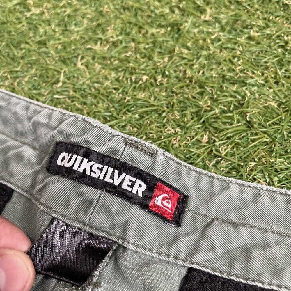 Quicksilver Quiksilver Mens cargo Shorts Olive Gr… - image 3