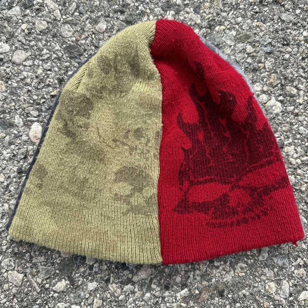 Custom × Designer × Streetwear Split Skull Beanie - image 2