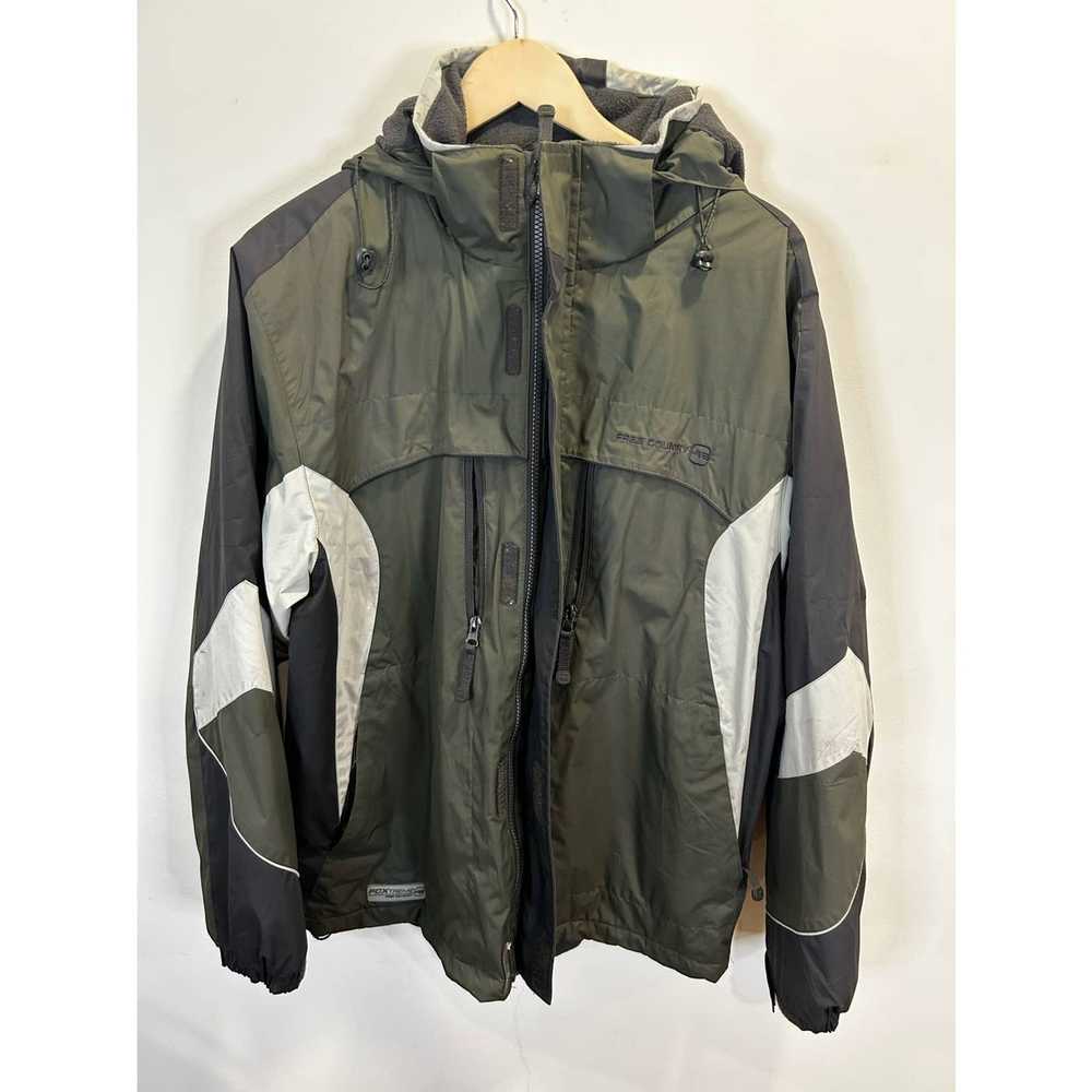 Vintage Men's Free Country Army Green Coat - Size… - image 2