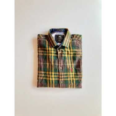 Coach COACH Plaid Check Cotton Flannel Oxford Shi… - image 1