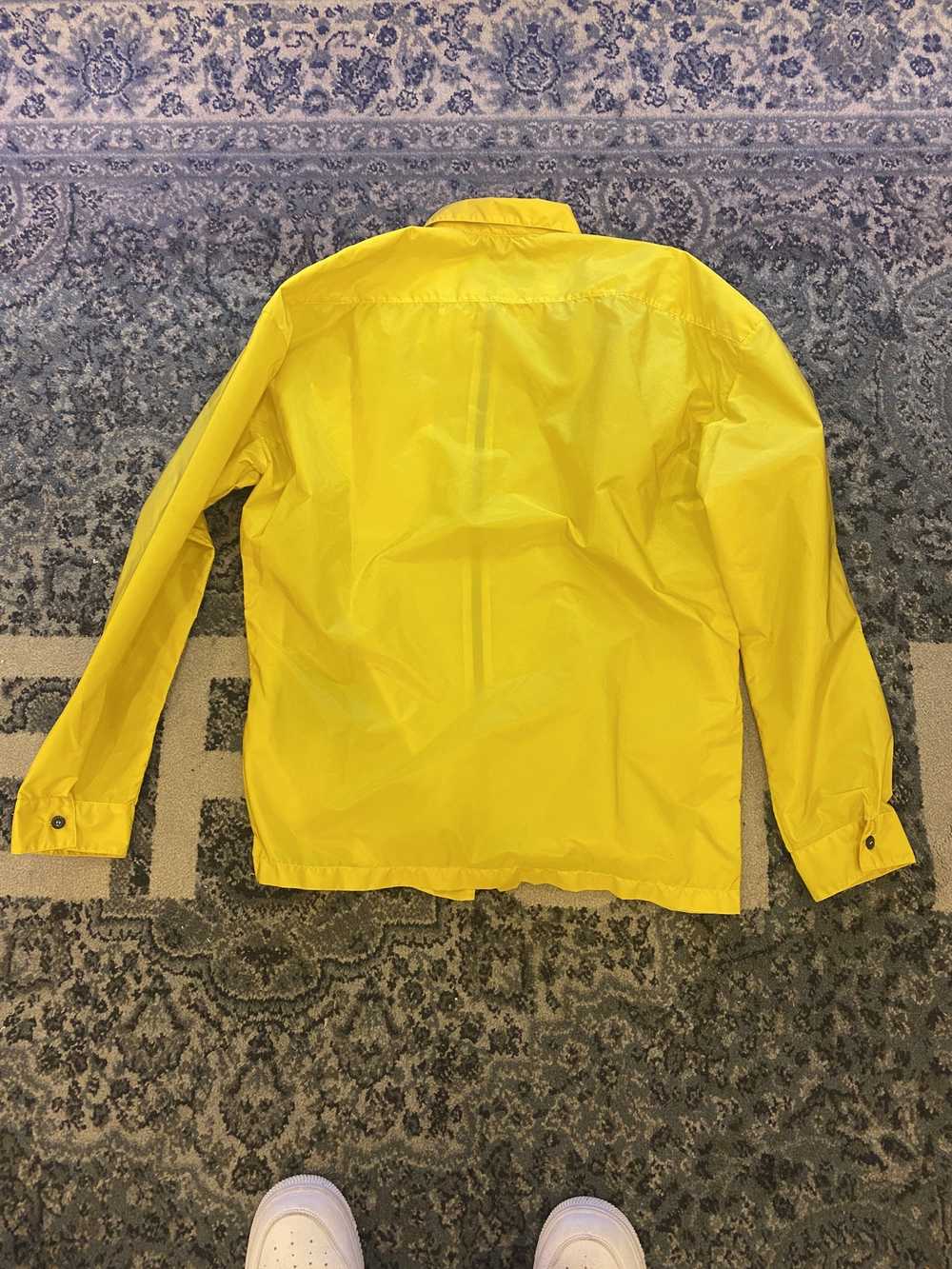 Prada Prada Yellow Nylon Windbreaker Jacket Size M - image 2