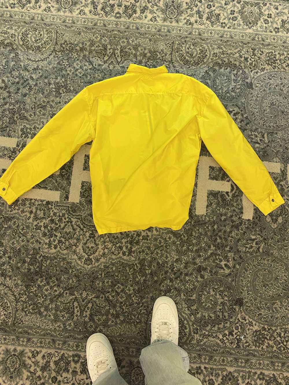 Prada Prada Yellow Nylon Windbreaker Jacket Size M - image 3