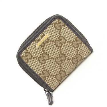 GUCCI GG Supreme Courier coin case coin purse GG round zipper unisex #4044D