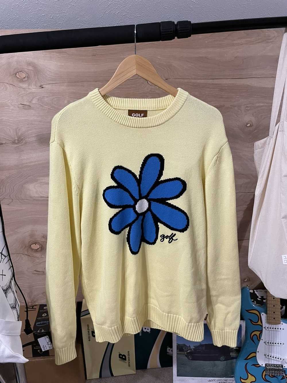 Golf Wang Golf wang yellow flower sweater - image 1