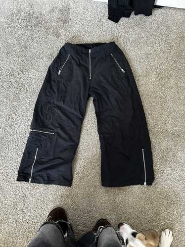 Maison Margiela Rare Wide Leg Zipper Pants