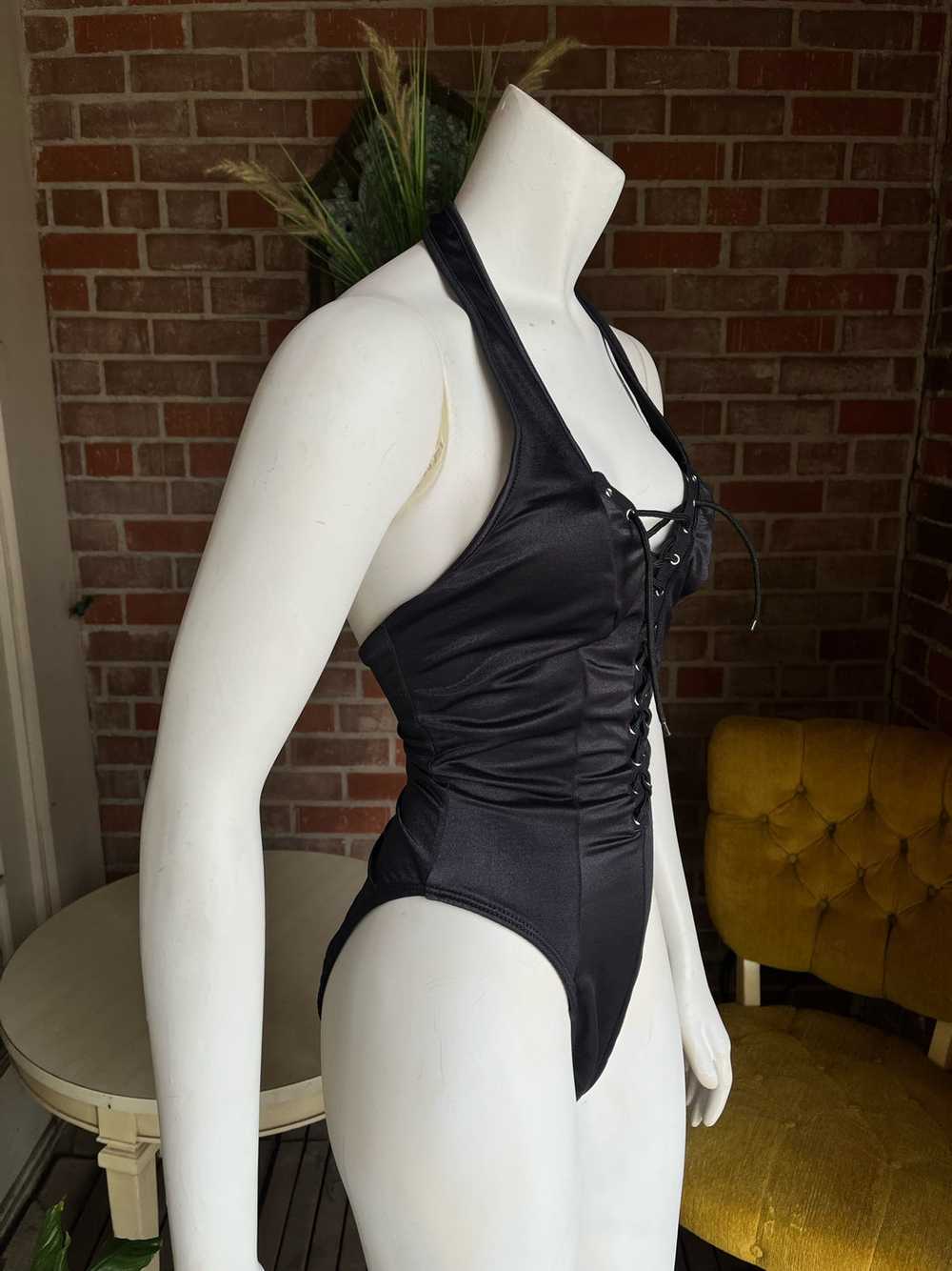 1980s Black Swimsuit Fredericks of Hollywood - image 5