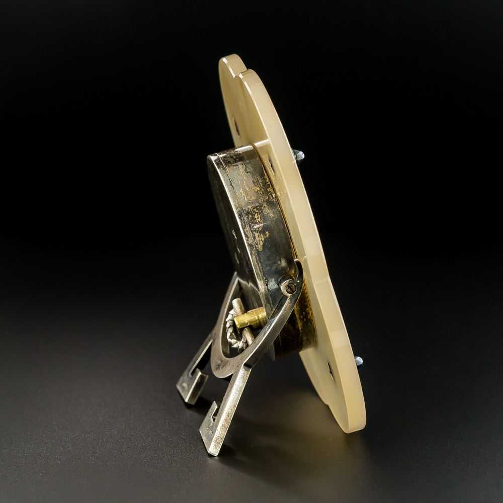 Cartier Art Deco Agate Table Clock - image 4