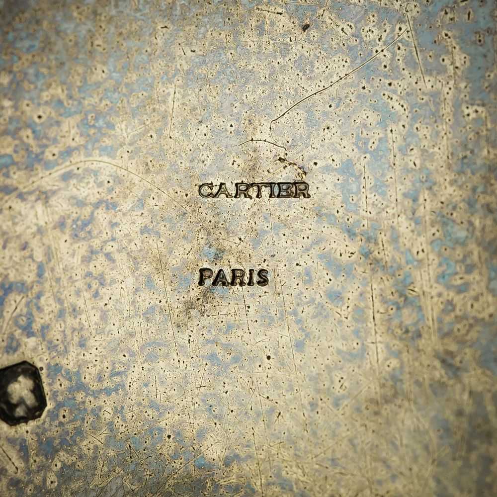 Cartier Art Deco Agate Table Clock - image 6
