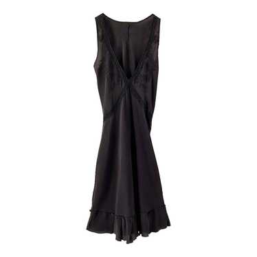 Silk slip dress - Silk slip dress, 100% black sil… - image 1
