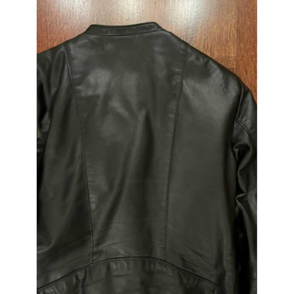 Marella Leather biker jacket - image 10