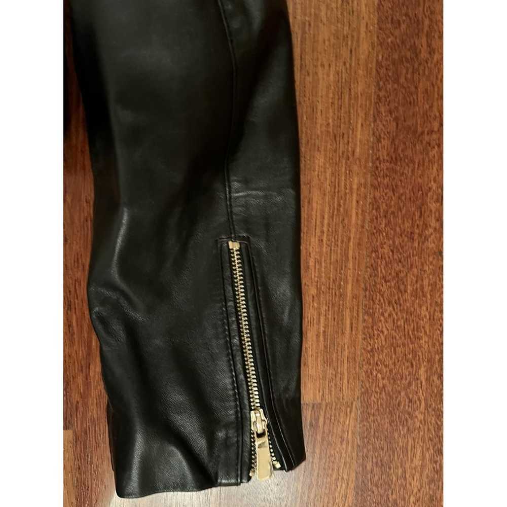 Marella Leather biker jacket - image 2