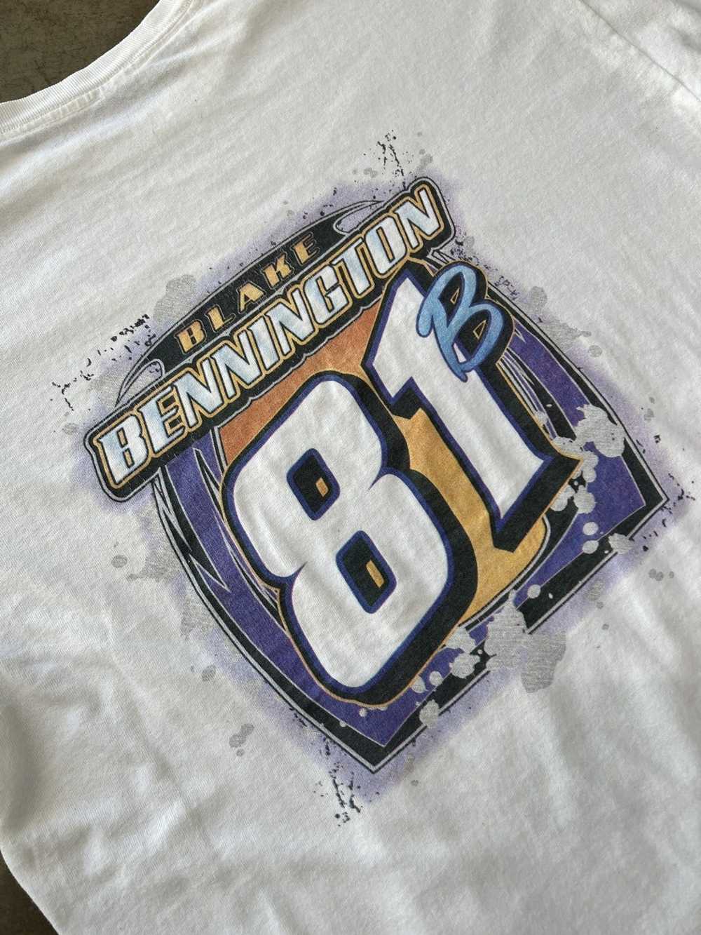 NASCAR × Vintage Vintage Blake Bennington Tee Sz.… - image 4