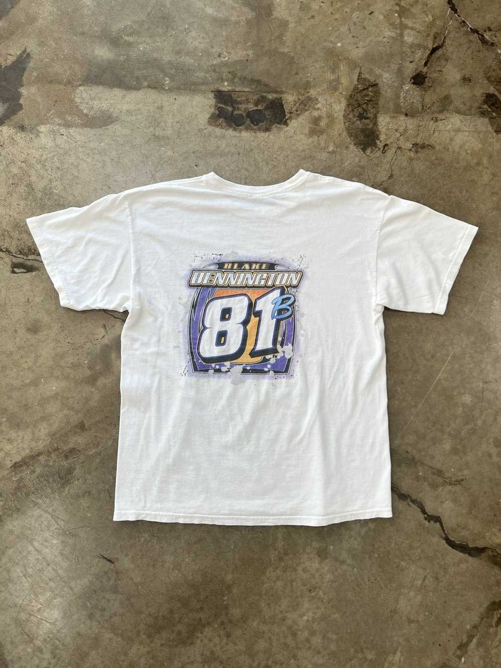 NASCAR × Vintage Vintage Blake Bennington Tee Sz.… - image 5