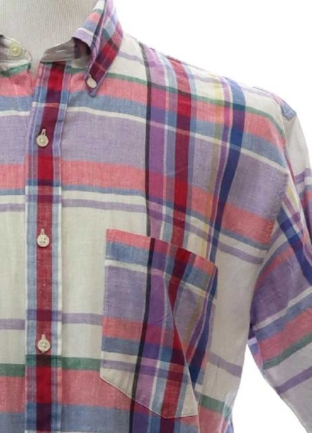 1980's Steeplechase Mens Totally 80s Preppy Shirt - image 2