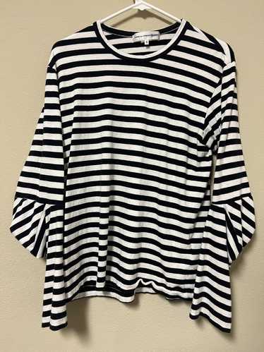 Comme des Garcons 2011 striped long-sleeve with e… - image 1