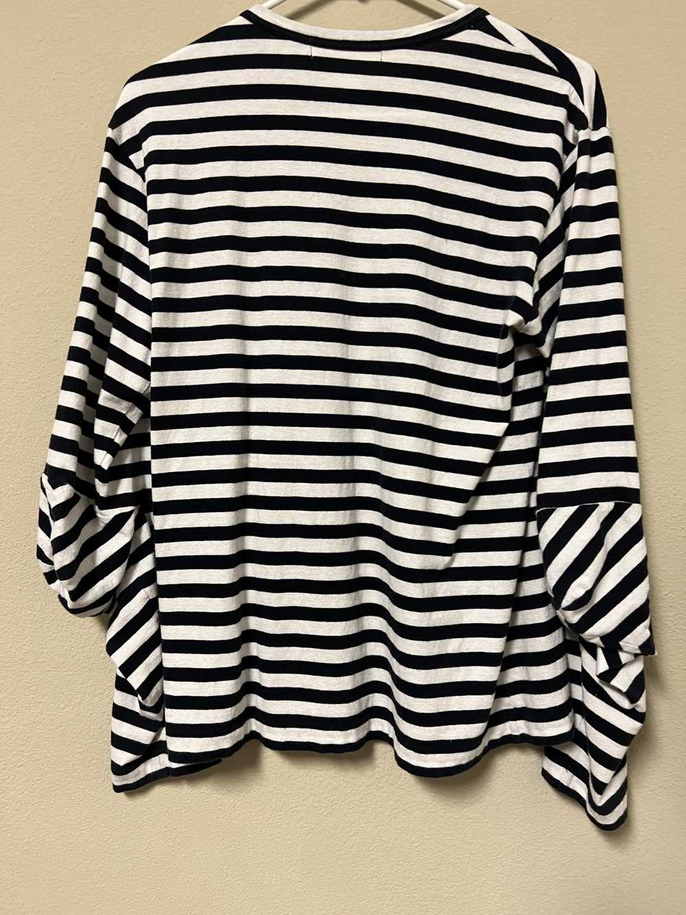 Comme des Garcons 2011 striped long-sleeve with e… - image 4