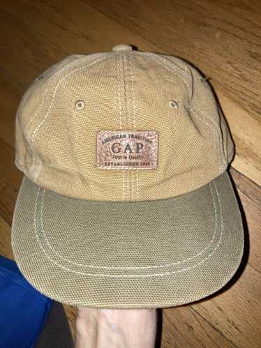 Gap × Vintage VTG 90s GAP CANVAS Leather Corduroy 