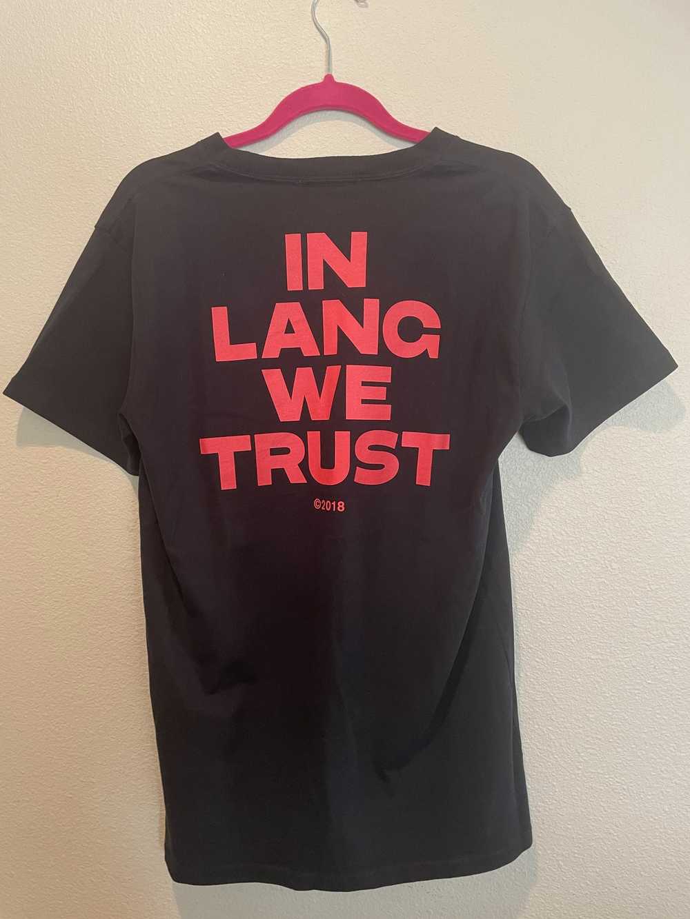 Helmut Lang Helmut Lang t-shirt (In Lang We Trust) - image 4