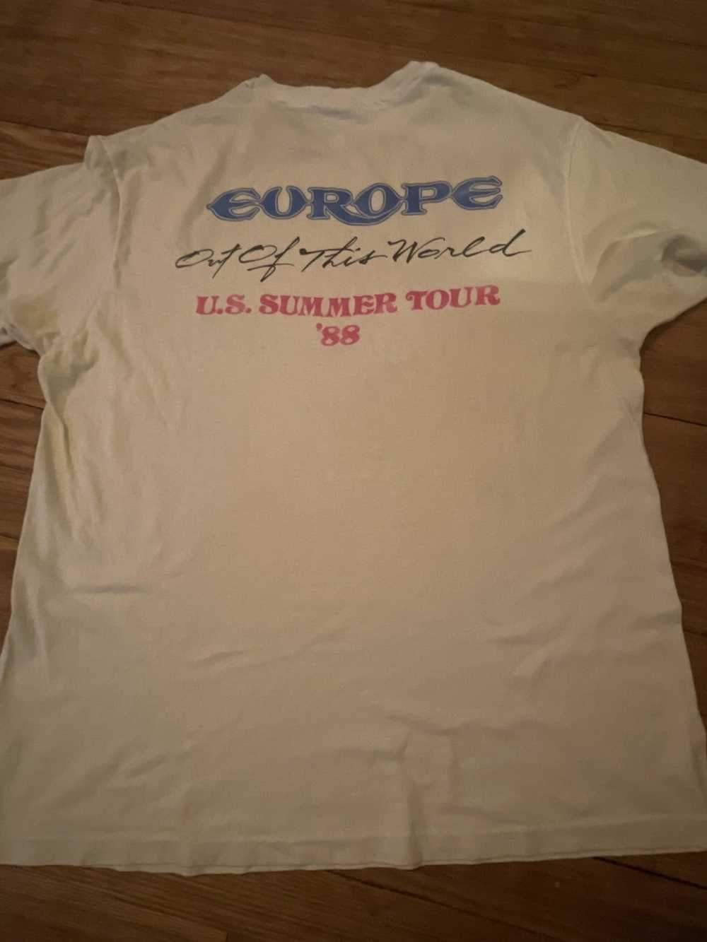 Band Tees × Rock Band × Rock T Shirt 88 Europe Su… - image 3