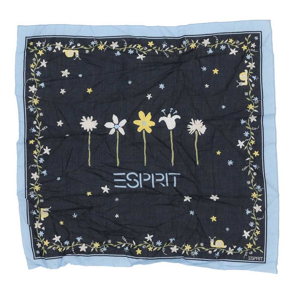 Esprit Scarf - No Size Navy Cotton - image 1
