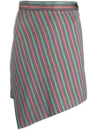 Vivienne Westwood Pre-Owned 2010 striped asymmetr… - image 1