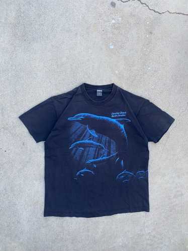 Streetwear × Vintage Vintage Whale nature T shirt