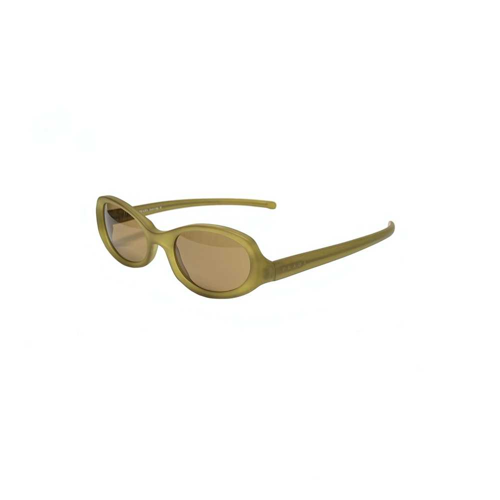 Prada Vtg 00s Prada Frosted Angled Sunglasses - image 2