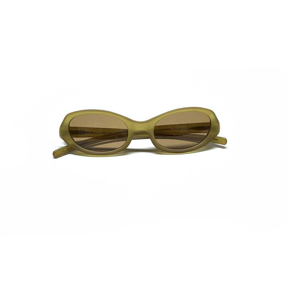 Prada Vtg 00s Prada Frosted Angled Sunglasses - image 6