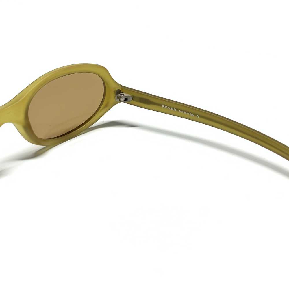 Prada Vtg 00s Prada Frosted Angled Sunglasses - image 7