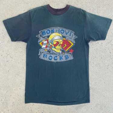 Band Tees × Vintage VINTAGE 1989 BON JOVI ROCKS S… - image 1