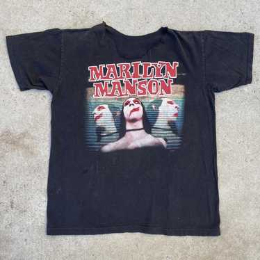 Band Tees × Marilyn Manson × Vintage VINTAGE 1995… - image 1