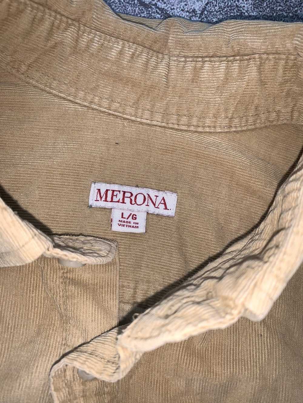 Merona × Streetwear × Vintage Merona L beige cord… - image 5